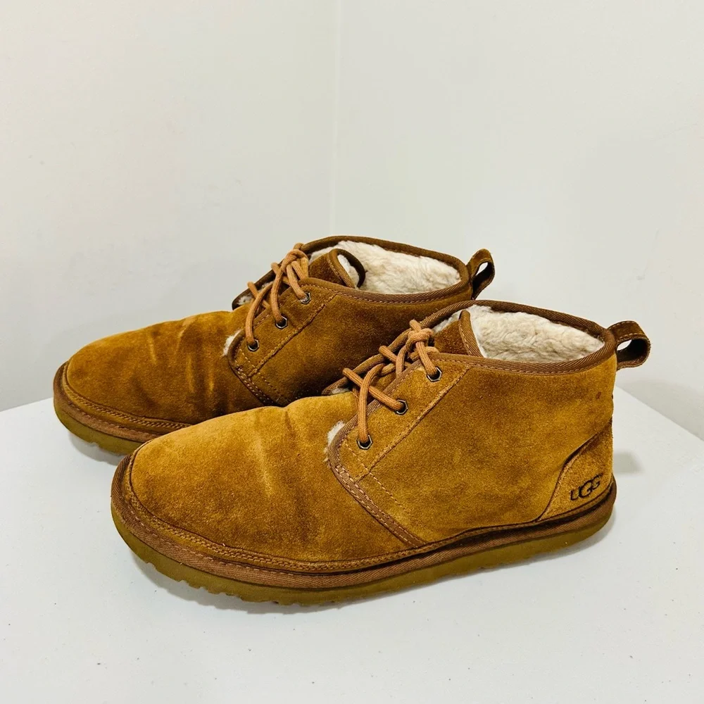 UGG Neumel Lace Up Sheepskin Chukka‎ Boots Men’s Size 12